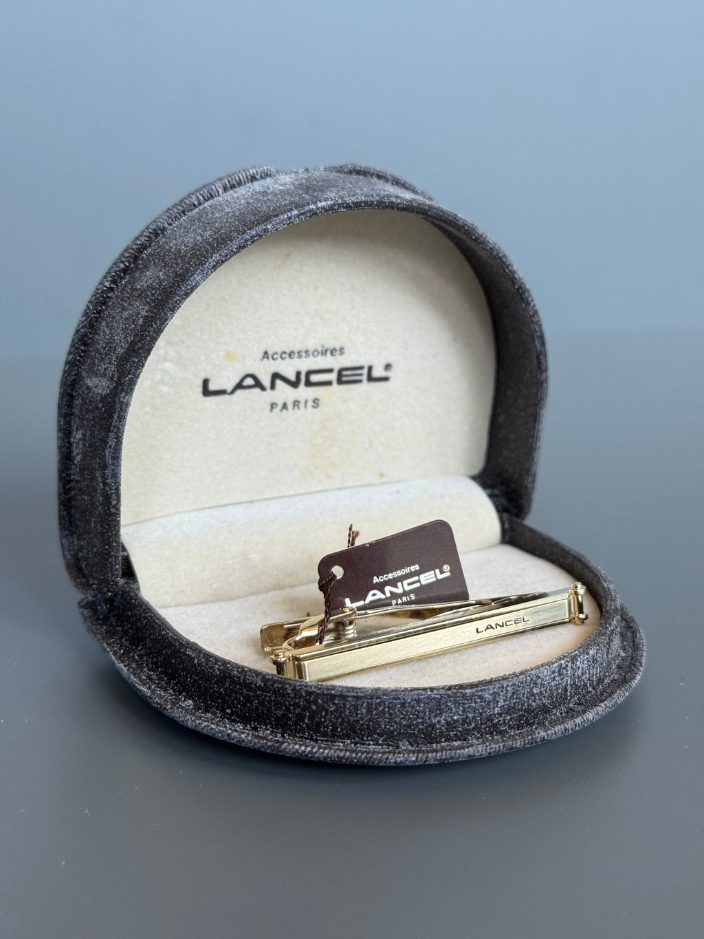 Lancel Paris Gold Colored Tie Pin - Stylish Men's Accessory