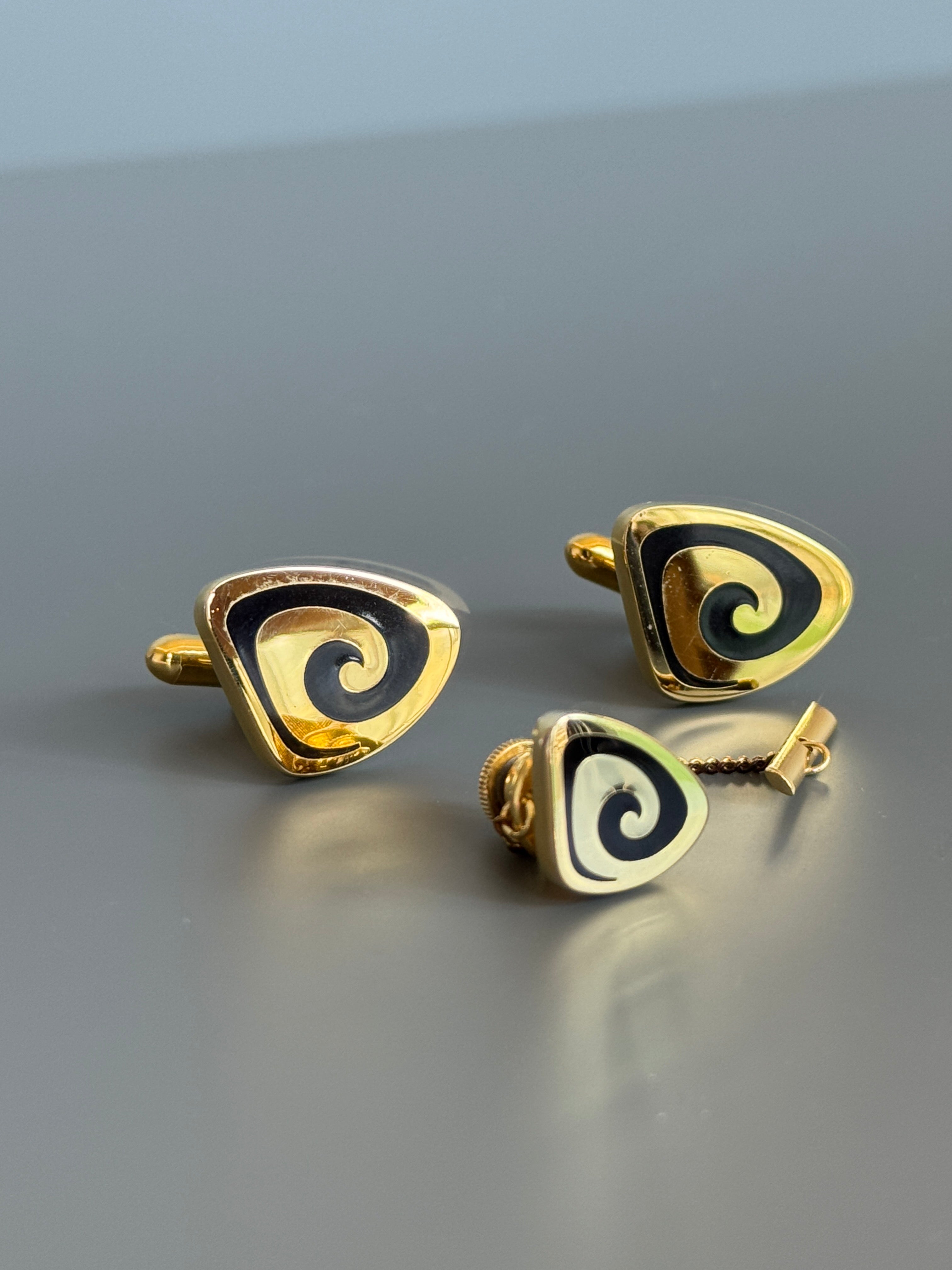 Pierre Cardin Paris Luxury Cufflink &amp; Tie Pin - Stylish Men's Accessory