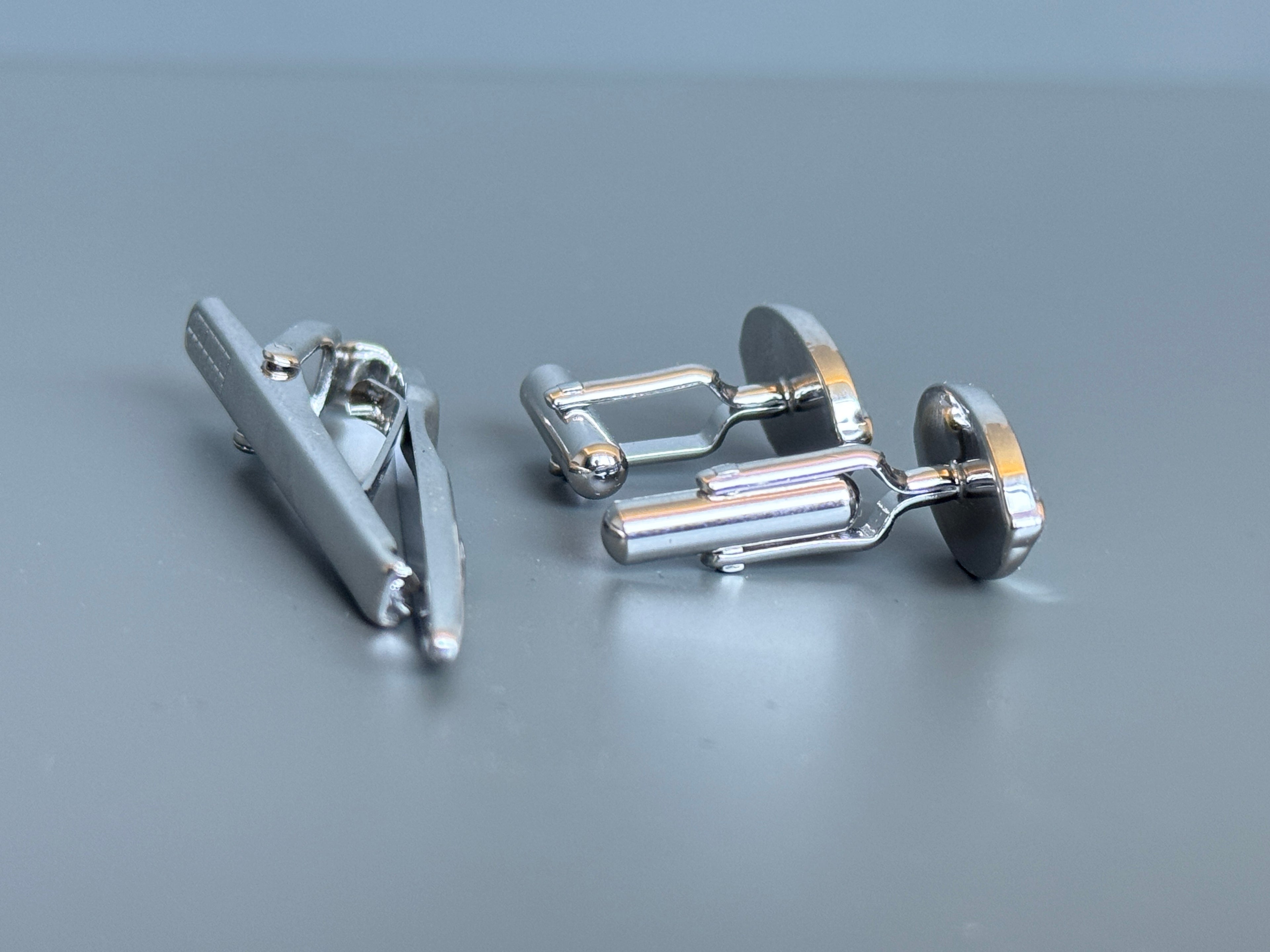 UP Renoma Tie Pin and Cufflink Set - Stylish Men's Accessories