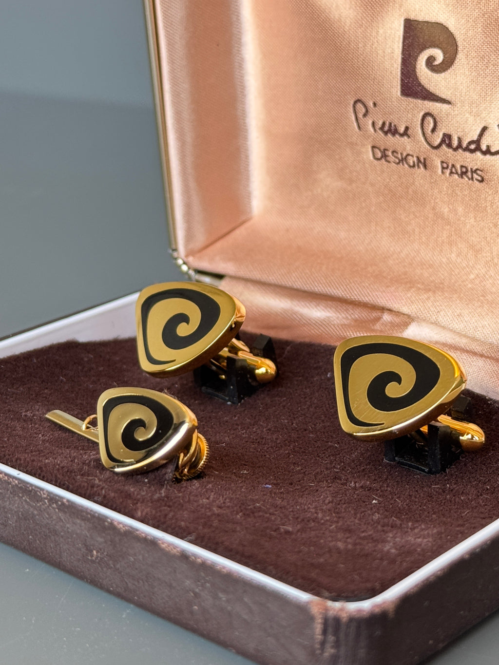 Pierre Cardin Paris Luxury Cufflink &amp; Tie Pin - Stylish Men's Accessory