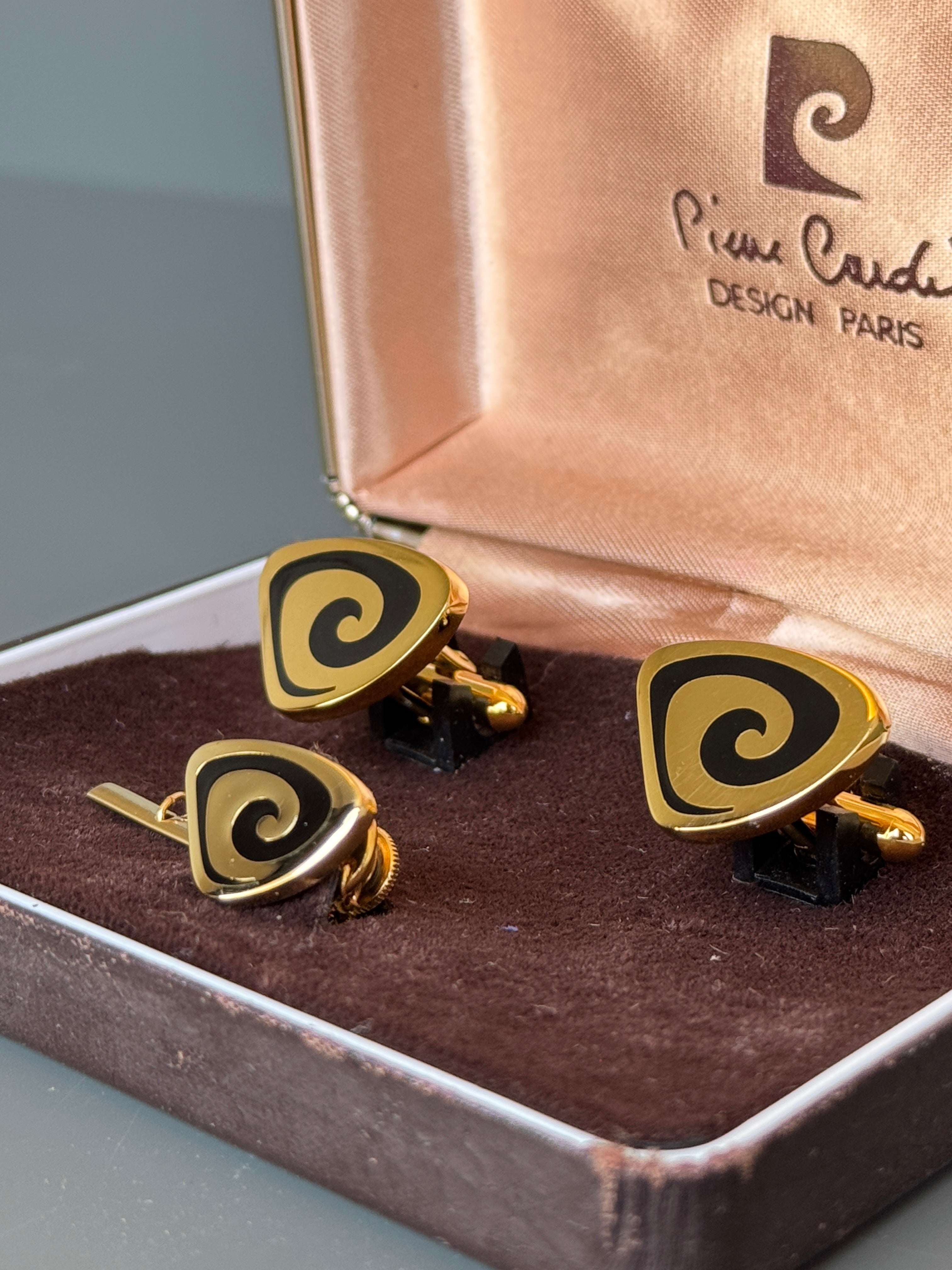 Pierre Cardin Paris Luxury Cufflink &amp; Tie Pin - Stylish Men's Accessory