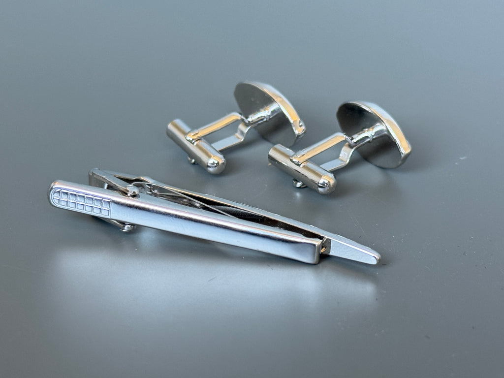 UP Renoma Tie Pin and Cufflink Set - Stylish Men's Accessories